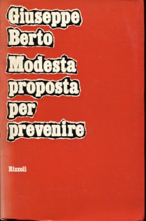 Modesta proposta per prevenire